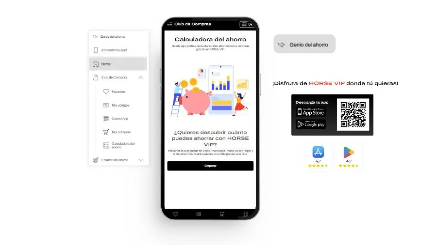 Horse mobile app vip district